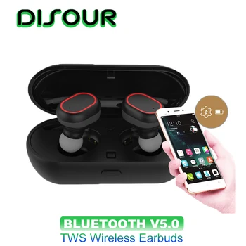 DISOUR 5.0 Wireless Bluetooth Headset Binaural 6D Surround Bass mini waterproof Bluetooth earbuds For iphone xiaomi 9 8SE MIX2/3
DISOUR 5.0 Wireless Bluetooth Headset Binaural 6D Surround Bass mini waterproof Bluetooth earbuds For iphone xiaomi 9 8SE MIX2/3