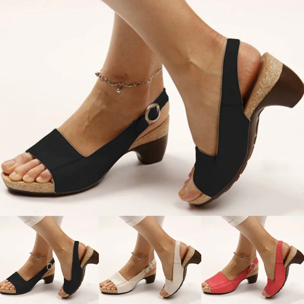 Women's Shoes 2019 Rome Summer Thick Heel Sandals Pumps Ankle Buckle Open Toe Casual Shoes High Heels Sandals PlatformSandalia
Women's Shoes 2019 Rome Summer Thick Heel Sandals Pumps Ankle Buckle Open Toe Casual Shoes High Heels Sandals PlatformSandalia