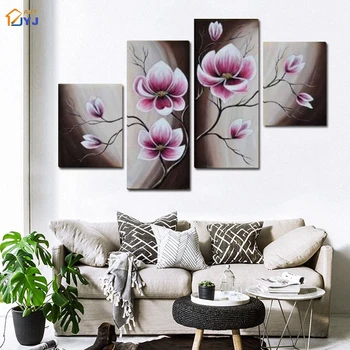 4 Panels Modular Magnolia Picture Handmade Modern Abstract Oil Painting On Canvas Wall Art Gift Home Decor No Framed JYJZ003
4 Panels Modular Magnolia Picture Handmade Modern Abstract Oil Painting On Canvas Wall Art Gift Home Decor No Framed JYJZ003