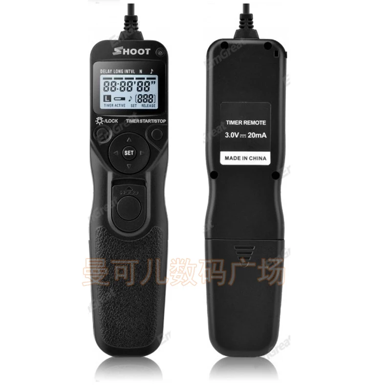 SHOOT RS-80N3 Camera Timer remote control RS 80N3 LCD Shutter Remote cord for Canon 50DII 50DIII D60 5D D50 40D 30D 20D 10D
SHOOT RS-80N3 Camera Timer remote control RS 80N3 LCD Shutter Remote cord for Canon 50DII 50DIII D60 5D D50 40D 30D 20D 10D