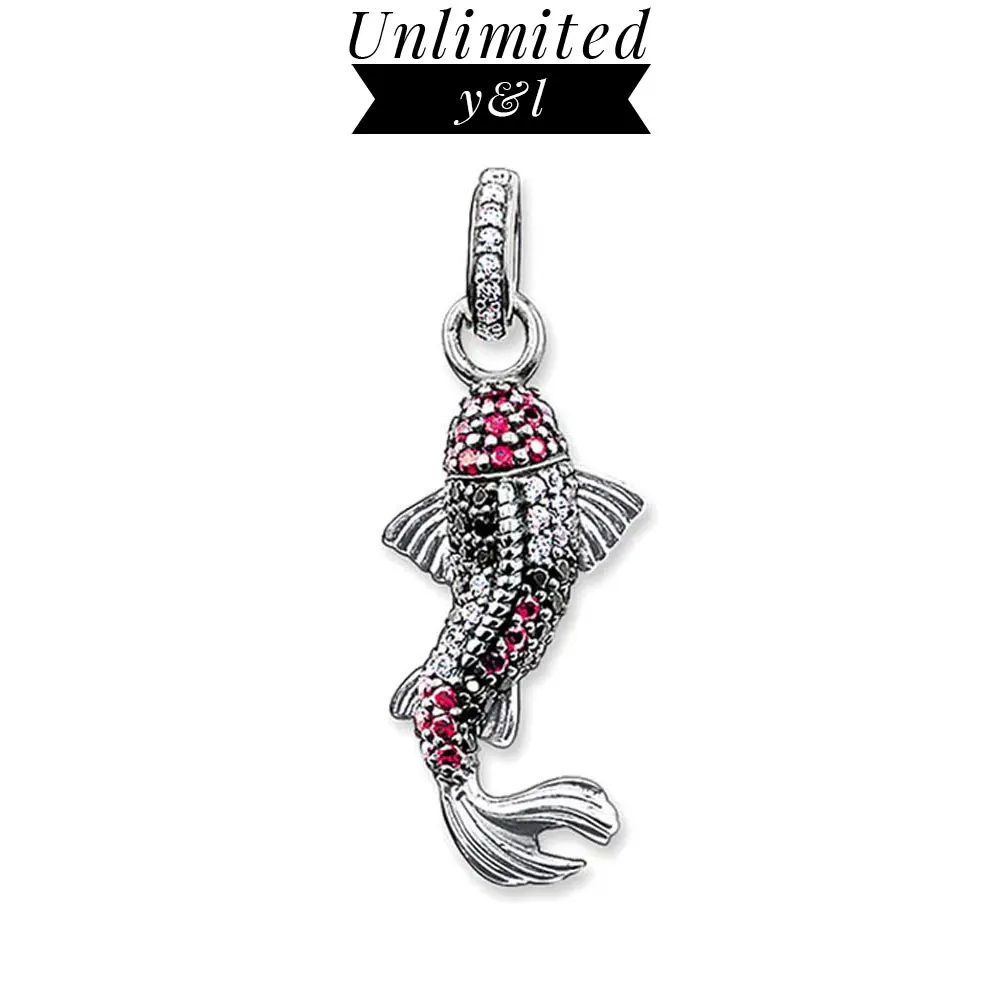 Red CZ Koi Fish Pendants Silver Fashion DIY Jewelry Making Necklace Accessories Good Luck for Women Men
Red CZ Koi Fish Pendants Silver Fashion DIY Jewelry Making Necklace Accessories Good Luck for Women Men