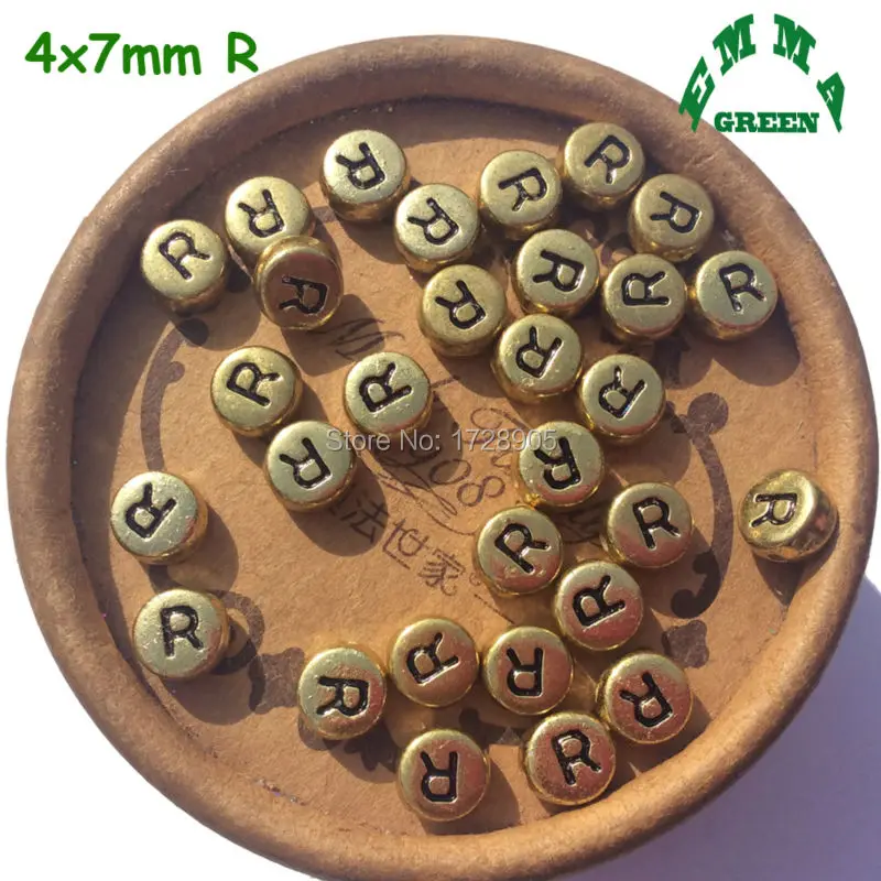Vintage 3600 Pieces Flat Round Single Alphabet Gold Letter A B C D E F G H I J K L M N O P Q R S TO Z Bead 4x7mm For DIY Jewelry
Vintage 3600 Pieces Flat Round Single Alphabet Gold Letter A B C D E F G H I J K L M N O P Q R S TO Z Bead 4x7mm For DIY Jewelry