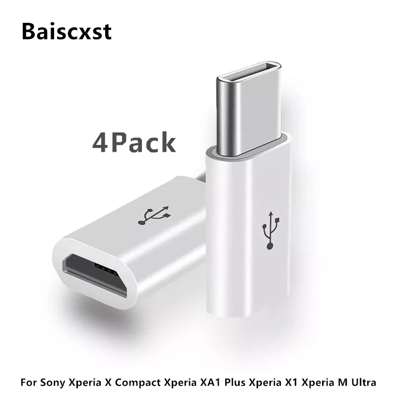 4PCS Type C Adapter For Sony Xperia X Compact Xperia XA1 Plus Xperia X1 Xperia M Ultra Micro USB to USB C Adapter Type-c
4PCS Type C Adapter For Sony Xperia X Compact Xperia XA1 Plus Xperia X1 Xperia M Ultra Micro USB to USB C Adapter Type-c