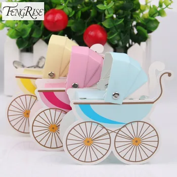 FENGRISE 10pcs Baby Shower Paper Candy Box Stroller Shape Birthday Party Decoration Kids Gift Boxes Boy Girl Wedding Favors
FENGRISE 10pcs Baby Shower Paper Candy Box Stroller Shape Birthday Party Decoration Kids Gift Boxes Boy Girl Wedding Favors