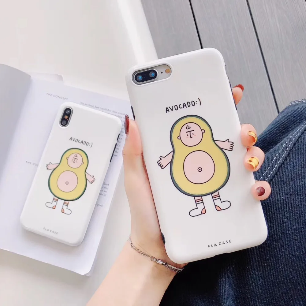 Cute cartoon avocado phone case for iPhone X 7 8 Plus XR XS MAX Soft Silicone Cover For iPhone 6s 6 XS Cute Capa
Cute cartoon avocado phone case for iPhone X 7 8 Plus XR XS MAX Soft Silicone Cover For iPhone 6s 6 XS Cute Capa