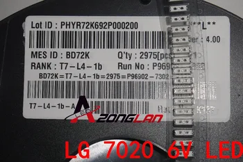 For 2000PCS LG LED LCD Backlight TV Application LED Backlight 1W 6V 7020 Cool white LED LCD TV Backlight TV Application BB72DLED
For 2000PCS LG LED LCD Backlight TV Application LED Backlight 1W 6V 7020 Cool white LED LCD TV Backlight TV Application BB72DLED
