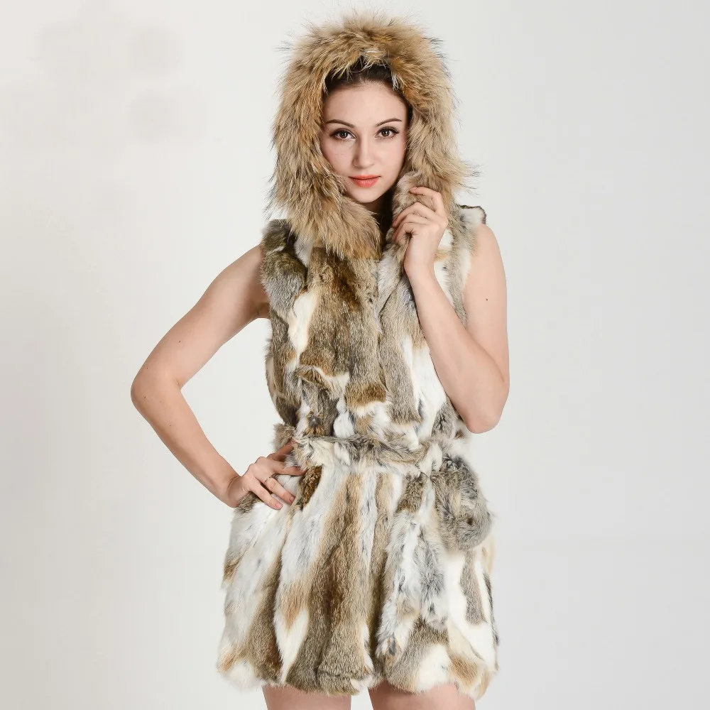 New Ladies Rabbit Fur Vest Vests Real Natural Rabbit Vest Waistcoat Fur With Hood Designer Free Shipping DFP326
New Ladies Rabbit Fur Vest Vests Real Natural Rabbit Vest Waistcoat Fur With Hood Designer Free Shipping DFP326