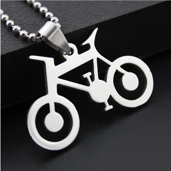 New Stainless Steel Geometric Mountain Travel Bicycle Necklace Hollow Round bike Pendant charm Necklace Jewelry for love gift
New Stainless Steel Geometric Mountain Travel Bicycle Necklace Hollow Round bike Pendant charm Necklace Jewelry for love gift