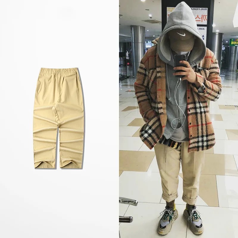 Men Leisure Nine Points Trousers Men Skateboard Hip Hop Casual Wear Tide Brand Straight Pants Male Khaki Black Brown Pants Men
Men Leisure Nine Points Trousers Men Skateboard Hip Hop Casual Wear Tide Brand Straight Pants Male Khaki Black Brown Pants Men