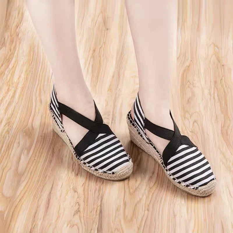 2019 Handmade Straw Wedge Sandals Straw Thick Bottom Fisherman Shoes Linen High Heel
2019 Handmade Straw Wedge Sandals Straw Thick Bottom Fisherman Shoes Linen High Heel