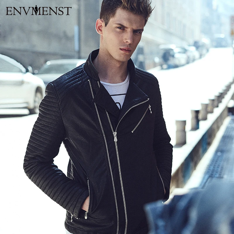 Envmenst 2017 Brand Designed PU Leather Biker Jackets For Men Coats Slim Motorcycle Bomber Jacket Mens Leather Jackets and Coats
Envmenst 2017 Brand Designed PU Leather Biker Jackets For Men Coats Slim Motorcycle Bomber Jacket Mens Leather Jackets and Coats