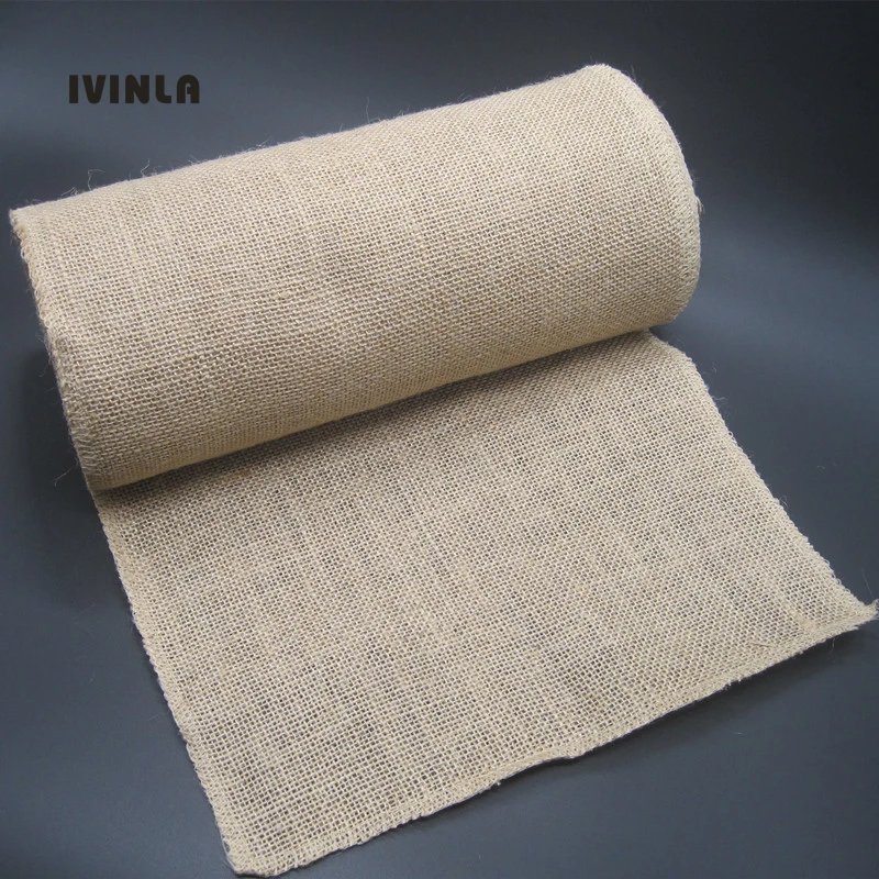Newest 30CM *10M Natural Jute Burlap Fabric Roll For Wedding DIY Decoration Country Rustic Party Decor
Newest 30CM *10M Natural Jute Burlap Fabric Roll For Wedding DIY Decoration Country Rustic Party Decor