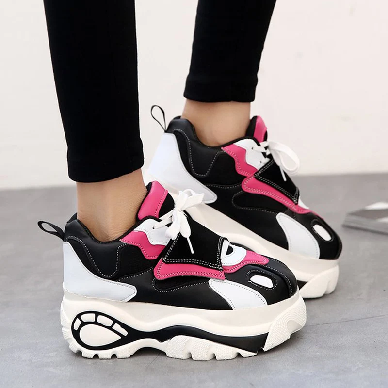 Women Sneakers Harajuku Platform Leather Casual Shoes Woman Thick Soled Zapatos Mujer Creepers Ladies Trainers Mesh Sneakers
Women Sneakers Harajuku Platform Leather Casual Shoes Woman Thick Soled Zapatos Mujer Creepers Ladies Trainers Mesh Sneakers