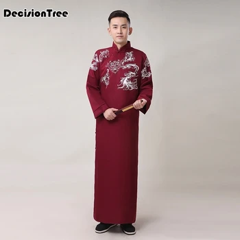 2020 red long sleeve chinese men rayon robes gown male kimono bathrobe sleepwear nightwear Chinese robe
2020 red long sleeve chinese men rayon robes gown male kimono bathrobe sleepwear nightwear Chinese robe