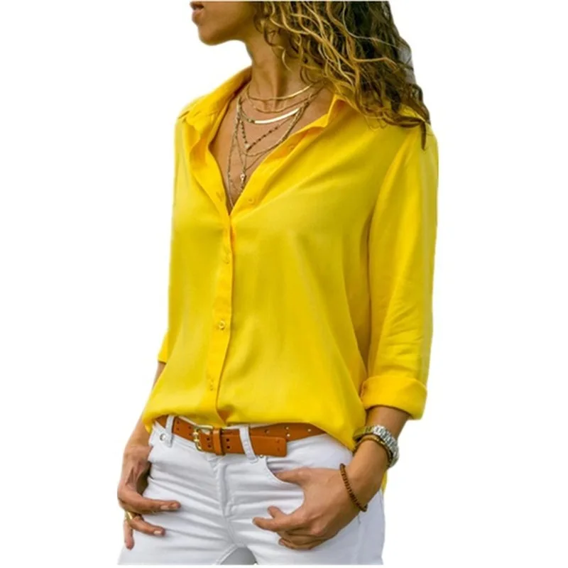 Long Sleeve Solid V-Neck Chiffon Blouse 8XL Women Tops Blouses Autumn Elegant Female Work Wear Shirts Office Plus Size 7XL Blusa
Long Sleeve Solid V-Neck Chiffon Blouse 8XL Women Tops Blouses Autumn Elegant Female Work Wear Shirts Office Plus Size 7XL Blusa