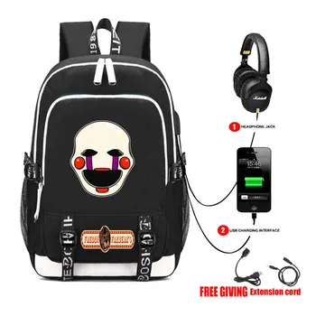 Five Nights At Freddy Foxy Book bag Rucksack Student School Bag For Boys Girls Travel Backpack USB Port Mochila Black Backpack
Five Nights At Freddy Foxy Book bag Rucksack Student School Bag For Boys Girls Travel Backpack USB Port Mochila Black Backpack
