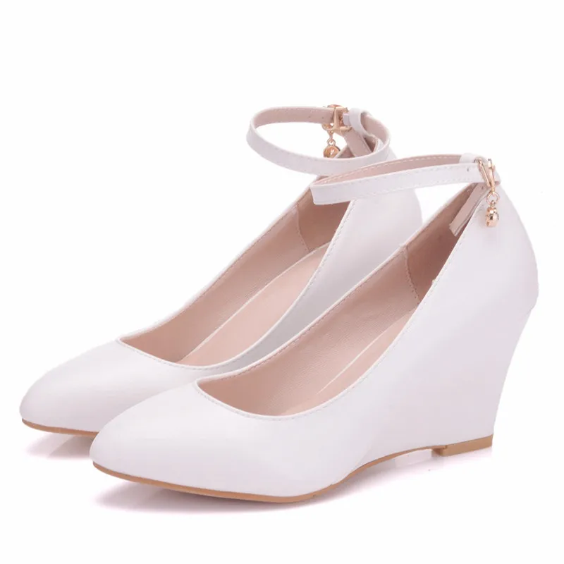 Big Size 34-41 Women High Heel Shoes Sexy Wedges Pumps Ankle Strap Summer Mature Shoes Party Lady Wedding Shoes XY-A0141
Big Size 34-41 Women High Heel Shoes Sexy Wedges Pumps Ankle Strap Summer Mature Shoes Party Lady Wedding Shoes XY-A0141
