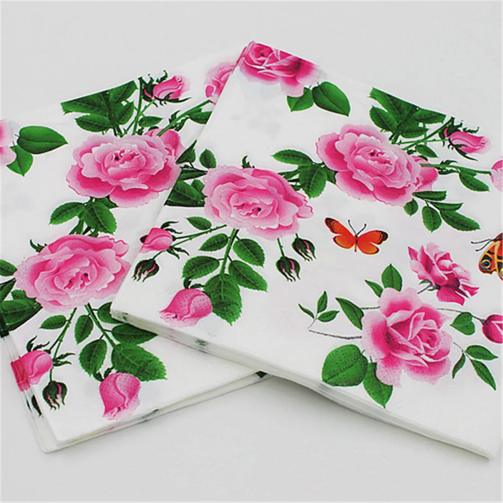 20pcs Floral Paper Napkins Flower Festive Party Tissue Napkins 33*33cm Decoupage Decoration Paper
20pcs Floral Paper Napkins Flower Festive Party Tissue Napkins 33*33cm Decoupage Decoration Paper