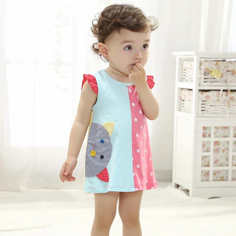 Summer Baby Girl Clothes Cotton Girls Dress Good Quality Kids Fashion Patchwork Dresses Brand Children A-line Dress for 0-3 yrs
Summer Baby Girl Clothes Cotton Girls Dress Good Quality Kids Fashion Patchwork Dresses Brand Children A-line Dress for 0-3 yrs