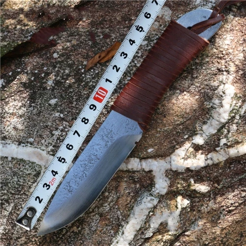 Free Fast Shipping Outdoor camping knife Handmade Forged 9Cr18Mov Blade Cowhide Handle Hunting Hunter Knife
Free Fast Shipping Outdoor camping knife Handmade Forged 9Cr18Mov Blade Cowhide Handle Hunting Hunter Knife