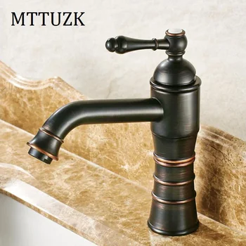 MTTUZK Bathroom faucet oil bubed Black Copper hot and cold water tap Sink faucet single handle single hole washing basin faucet
MTTUZK Bathroom faucet oil bubed Black Copper hot and cold water tap Sink faucet single handle single hole washing basin faucet