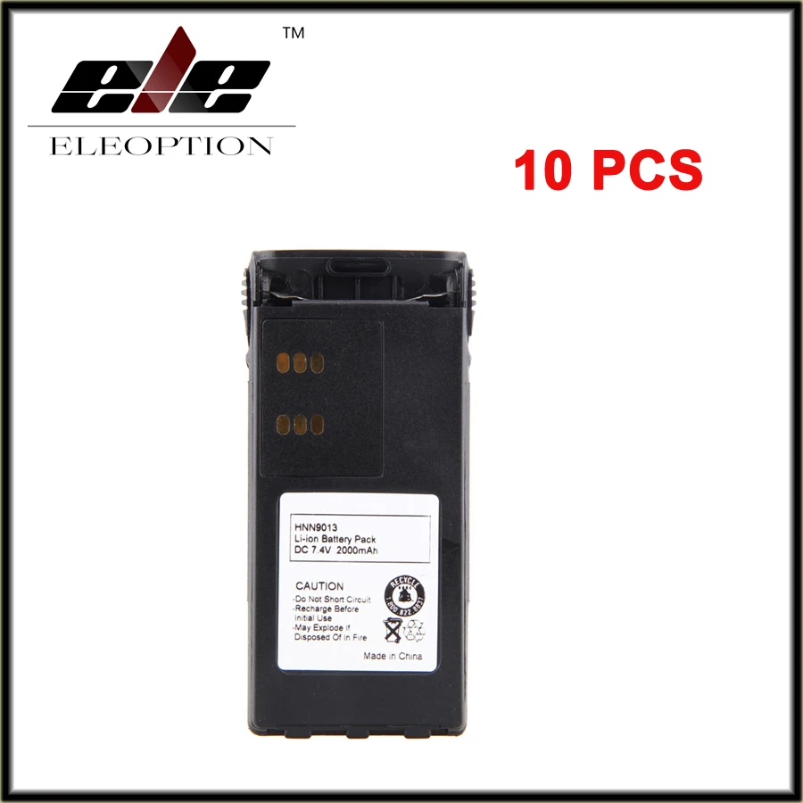 10 pcs ELEOPTION High Quality For Motorola Battery HNN9013 HT1225 HT1550 7.4V 2000mAh Li-ion Black Interphone Batteries
10 pcs ELEOPTION High Quality For Motorola Battery HNN9013 HT1225 HT1550 7.4V 2000mAh Li-ion Black Interphone Batteries