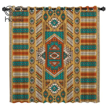 COCOHouse Retro Tribal Graphics Window Curtains Dark Curtain Lights Blackout Kitchen Fabric Decor Kids Curtain Panels With Gromm
COCOHouse Retro Tribal Graphics Window Curtains Dark Curtain Lights Blackout Kitchen Fabric Decor Kids Curtain Panels With Gromm