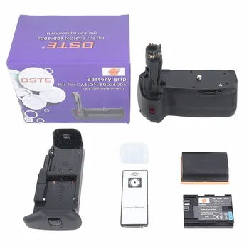 DSTE BG-E9H Battery Grip + Remote Control + 2x Rechargeable Batteries Li-ion battery for Canon 60D 60Da DSLR Camera
DSTE BG-E9H Battery Grip + Remote Control + 2x Rechargeable Batteries Li-ion battery for Canon 60D 60Da DSLR Camera