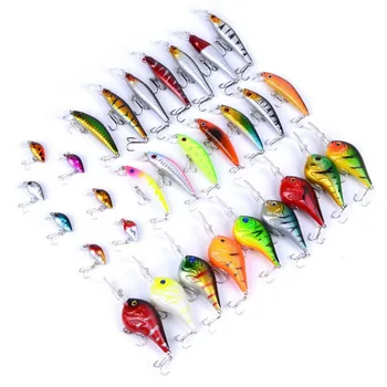30pcs/set Minnow/Crankbait Lure Iscas Artificial Bait Fishing Lure Kit Isca Artificial Fishing Crankbait Big Bait Artificial
30pcs/set Minnow/Crankbait Lure Iscas Artificial Bait Fishing Lure Kit Isca Artificial Fishing Crankbait Big Bait Artificial