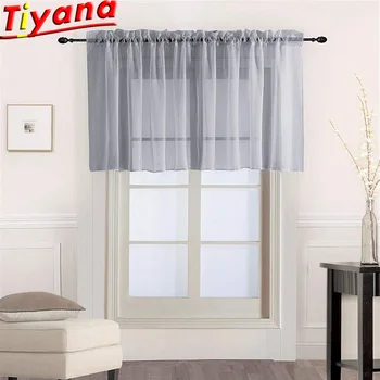 Solid Short Tulle Curtains for Kitchen Grey/Black/Coffee Multi-color Short Curtains for Small Window Fast Send WP184S#20
Solid Short Tulle Curtains for Kitchen Grey/Black/Coffee Multi-color Short Curtains for Small Window Fast Send WP184S#20