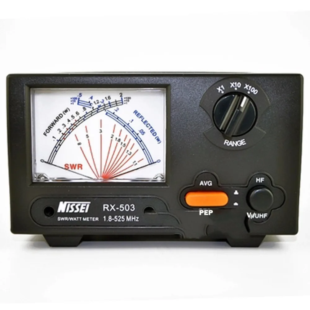 New Original TAIWAN NISSEI RX-503 SWR/Watt Meter 1.8-525MHz 2/20/200W for Two-way Radio Watt meter for walkie talkie
New Original TAIWAN NISSEI RX-503 SWR/Watt Meter 1.8-525MHz 2/20/200W for Two-way Radio Watt meter for walkie talkie