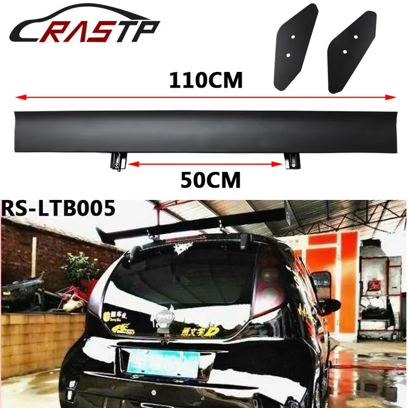 110CM 43.3"Aluminum Hatchback Car Rear Spoiler Universal Black Lightweight GT Wing Racing Spoiler Tail Decoration RS-LTB005
110CM 43.3"Aluminum Hatchback Car Rear Spoiler Universal Black Lightweight GT Wing Racing Spoiler Tail Decoration RS-LTB005