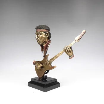 Temple painted Abstract Resin Guitar Player Figurine Music Character Decoration Craftworks Embellishment Accessories Furnishing
Temple painted Abstract Resin Guitar Player Figurine Music Character Decoration Craftworks Embellishment Accessories Furnishing