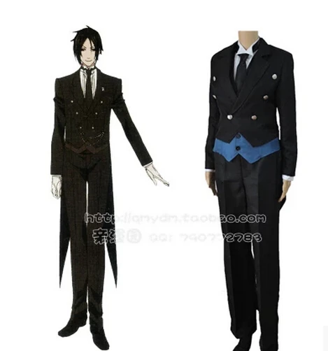 New Anime Black Butler 2 Kuroshitsuji Sebastian Cosplay Costume Coat Jacket Anime Products
New Anime Black Butler 2 Kuroshitsuji Sebastian Cosplay Costume Coat Jacket Anime Products