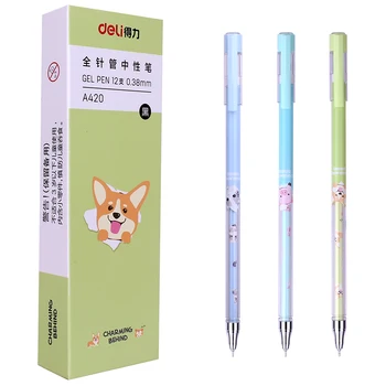 Deli Gel Pen 0.38mm Needle Papelaria Student Examination Gel Pens Student Stationery Supplies Lapices Tinta Gel Pens for School
Deli Gel Pen 0.38mm Needle Papelaria Student Examination Gel Pens Student Stationery Supplies Lapices Tinta Gel Pens for School
