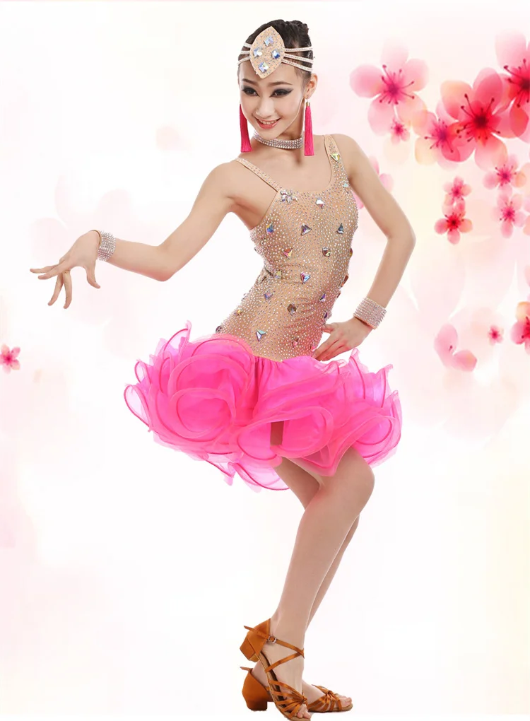 2019 new Sexy latin dresses for girls competition dance costume for kids salsa stone latin dancing dress girls latin salsa dress 
2019 new Sexy latin dresses for girls competition dance costume for kids salsa stone latin dancing dress girls latin salsa dress