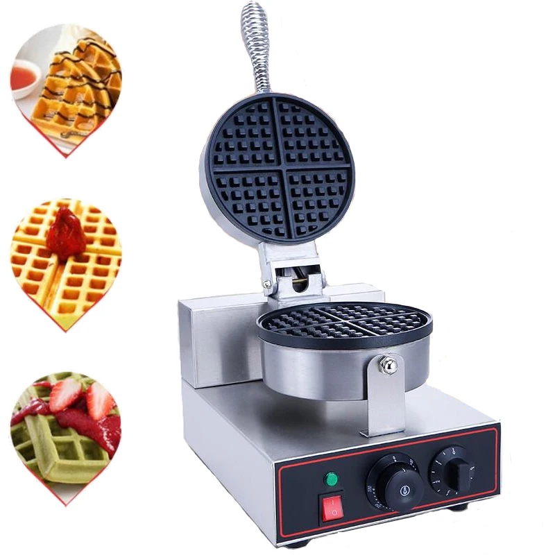 

220V/110V EU US Plug Commercial Waffle Maker Waffle Oven Electric Pancake Breakfast Scone Snack