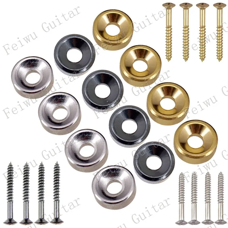 4 Pcs Electric Bass Guitar Neck Bushing / Neck Joint Bushing Ferrule - Black and Gold and Chrome for choose
4 Pcs Electric Bass Guitar Neck Bushing / Neck Joint Bushing Ferrule - Black and Gold and Chrome for choose