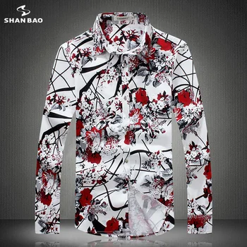 SHANBAO brand high quality high quality cotton men's slim long sleeve shirt 2020 spring new fashion flower print casual shirt
SHANBAO brand high quality high quality cotton men's slim long sleeve shirt 2020 spring new fashion flower print casual shirt