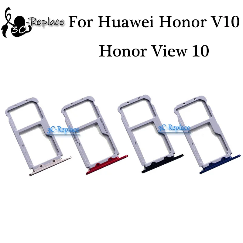 For Huawei Honor V10 / View 10 Sim Tray Micro SD Card Holder Slot Parts Adapter | Мобильные телефоны и аксессуары