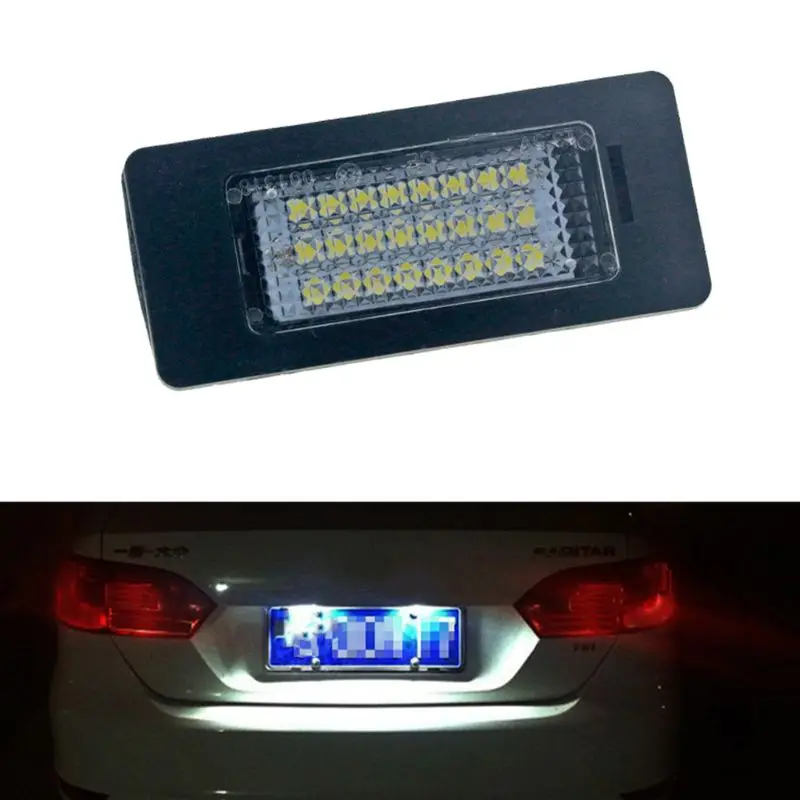 2Pcs Error Free 18SMD Car LED Number License Plate Light lamp OEM Replacement for Audi A4 B8 A5 Q5 S5 TT S4 Quattro
2Pcs Error Free 18SMD Car LED Number License Plate Light lamp OEM Replacement for Audi A4 B8 A5 Q5 S5 TT S4 Quattro