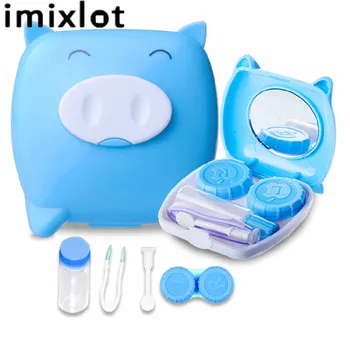 New Cute Unisex Piggy Shape Contact Lens Case Companion Box Contact Lenses Box Soak Storage Travel Container
New Cute Unisex Piggy Shape Contact Lens Case Companion Box Contact Lenses Box Soak Storage Travel Container