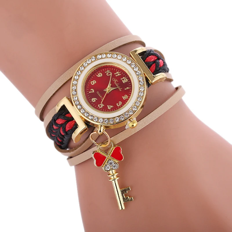 Retro Bracelet Watches Women Lovely Wedding Quartz Wrist 6 Colors Rhinestone Delicate Female bayan kol saati | Наручные часы