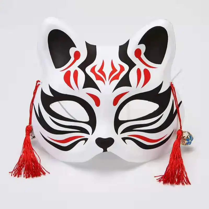 Newest Japanese Fox Mask Cosplay Halloween Carnival Easter Party Fox Masks Cosplay Masquerade Adult Half Face Mask Hot Sales
Newest Japanese Fox Mask Cosplay Halloween Carnival Easter Party Fox Masks Cosplay Masquerade Adult Half Face Mask Hot Sales