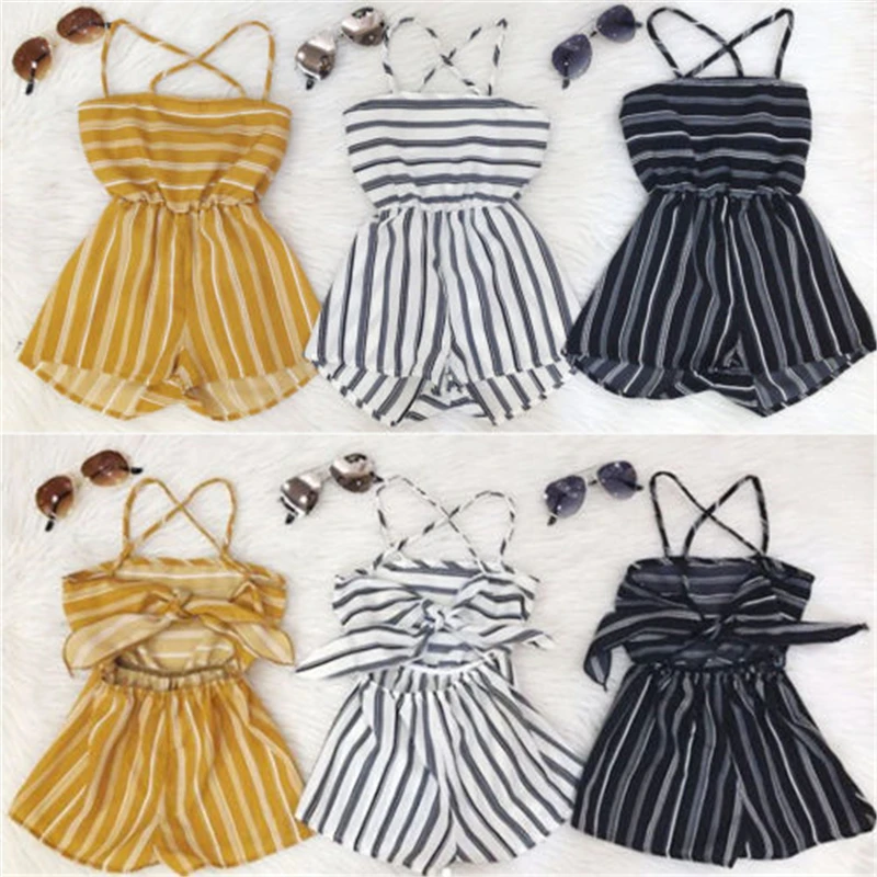 Striped Off Shoulder Baby Girl Romper Jumpsuit Simple Brief Outfits Clothes Playsuit 1-7YEAS
Striped Off Shoulder Baby Girl Romper Jumpsuit Simple Brief Outfits Clothes Playsuit 1-7YEAS