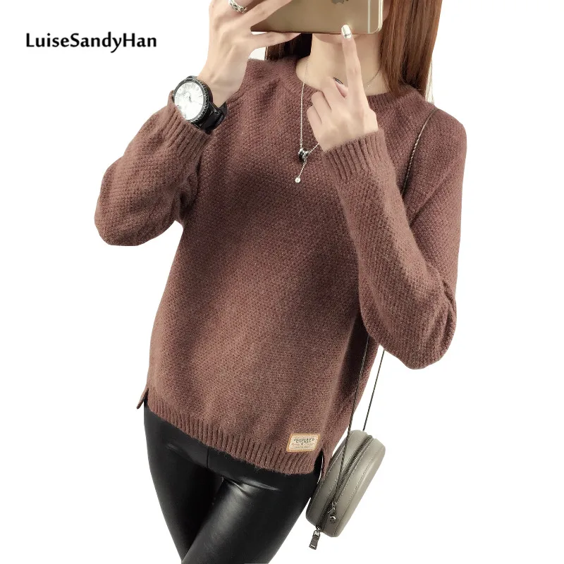2019 Women Sweater Pullovers Autumn Winter Oversized Sweaters Pull Korean Loose Fashion
2019 Women Sweater Pullovers Autumn Winter Oversized Sweaters Pull Korean Loose Fashion