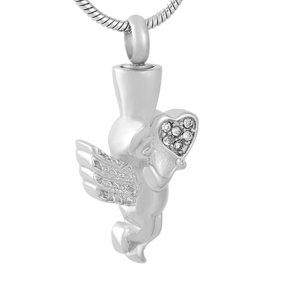 IJD9731 Women Classic Solitaire Stainless Steel Love Angel Cremation Urn Ash Direct Selling
IJD9731 Women Classic Solitaire Stainless Steel Love Angel Cremation Urn Ash Direct Selling