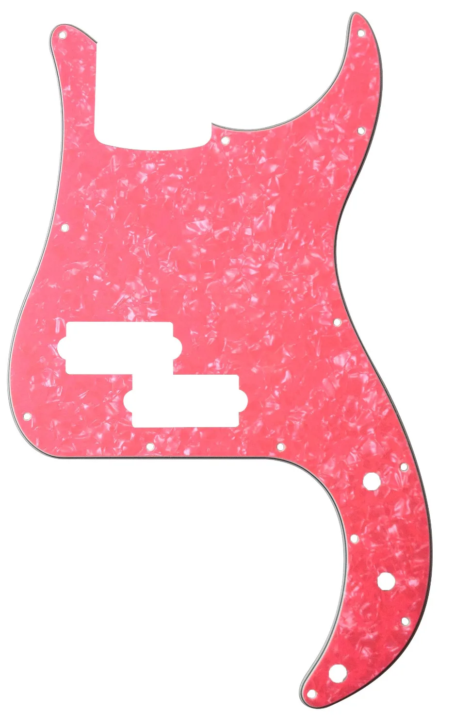 Pleroo Custom Guitar Parts - For US P Bass Guitar Pickguard Scratch Plate , 4 Ply Pink Pearl
Pleroo Custom Guitar Parts - For US P Bass Guitar Pickguard Scratch Plate , 4 Ply Pink Pearl