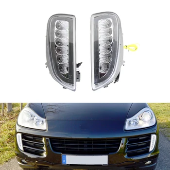 Clear Switchback Led Daytime Running Light W Amber Turn Signal Position Lights For Porsche Cayenne I 957 9PA 07-10 Car-Styling
Clear Switchback Led Daytime Running Light W Amber Turn Signal Position Lights For Porsche Cayenne I 957 9PA 07-10 Car-Styling