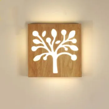 Modern Simple Solid Wood Wall Lamp Bedroom Bedside LED Lighting Trees Pattern Japanese Style Creative Living Room Aisle Light
Modern Simple Solid Wood Wall Lamp Bedroom Bedside LED Lighting Trees Pattern Japanese Style Creative Living Room Aisle Light